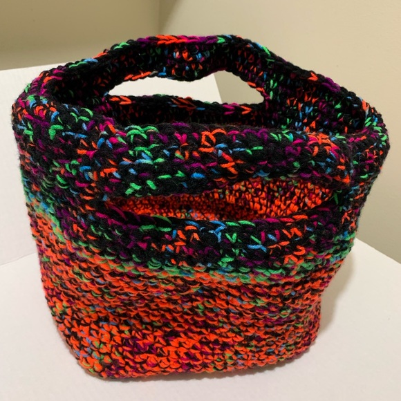 Toy Basket Small Toy Basket Clutter Basket Book Basket handmade crocheted - Picture 6 of 16